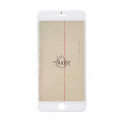 For Apple iPhone 7 Plus Glass Lens With Front Bezel OCA Glue sheet and Polarizer Film - White