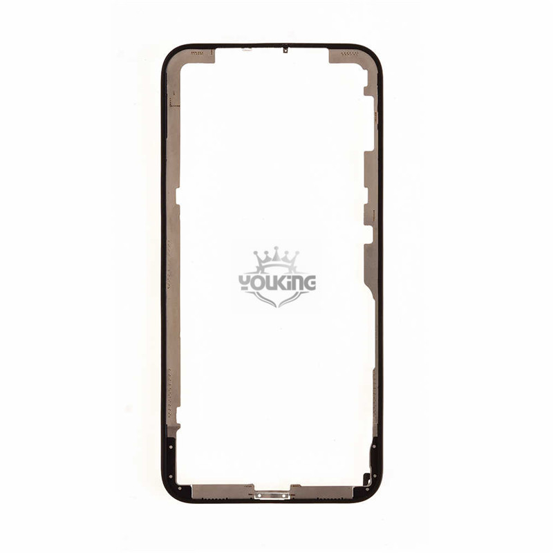 For Apple iPhone X Front Bezel with Glue - Black