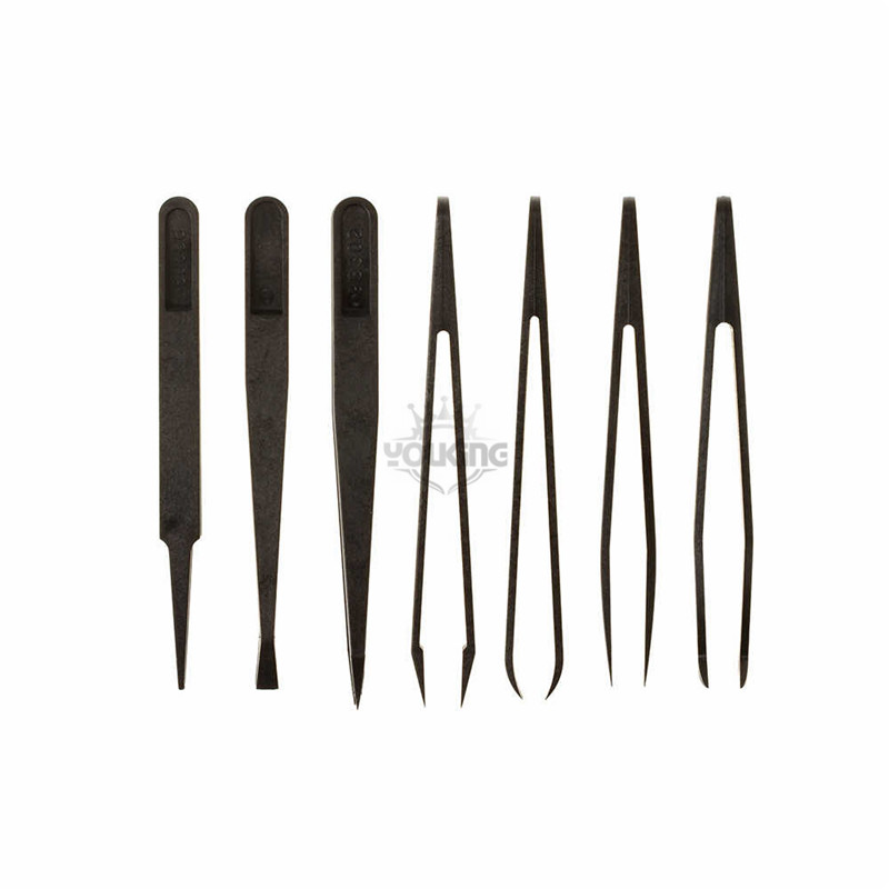 Anti-static Plastic Tweezers Kits For PCB Repair