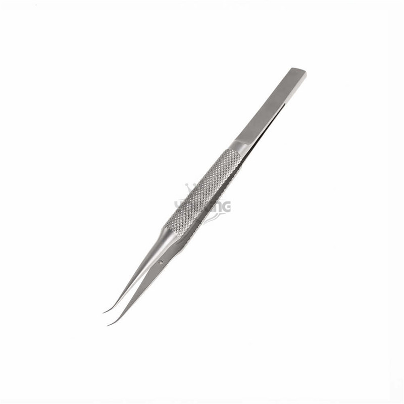 Tungsten Steel Curved Hook Tweezers