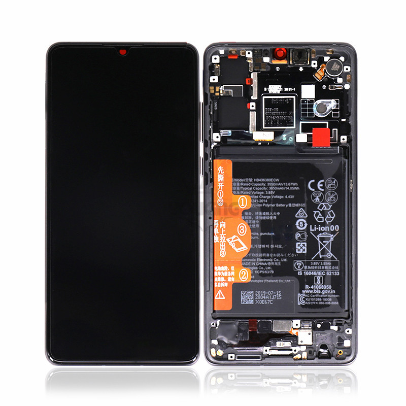 For Huawei P30 LCD Touch Screen Assembly Replacement With Frame and Battery