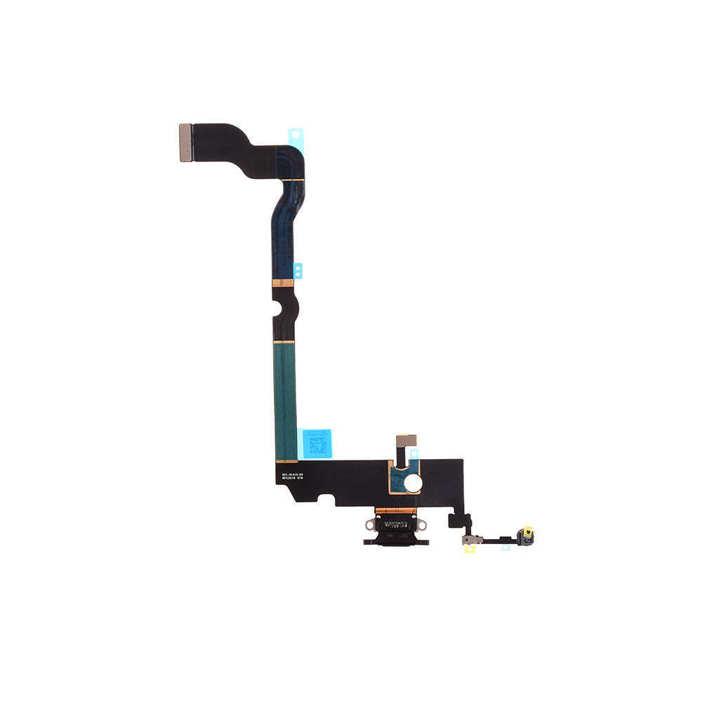 For iPhone XS Max Charging Port Flex Cable black